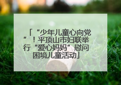 “少年儿童心向党”！平顶山市妇联举行“爱心妈妈”慰问困境儿童活动