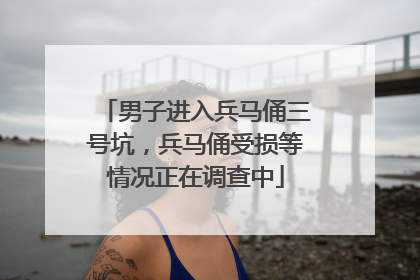 男子进入兵马俑三号坑，兵马俑受损等情况正在调查中
