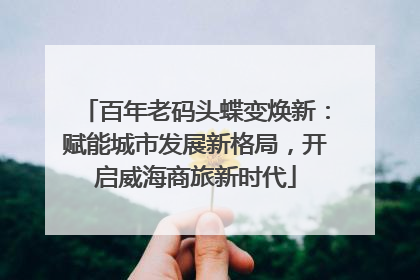 百年老码头蝶变焕新：赋能城市发展新格局，开启威海商旅新时代