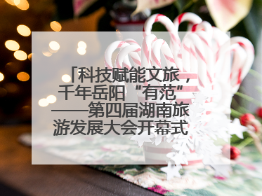 科技赋能文旅，千年岳阳“有范”——第四届湖南旅游发展大会开幕式暨文化旅游推介会侧记