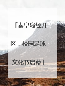 秦皇岛经开区：校园足球文化节启幕