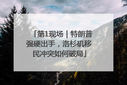 第1现场｜特朗普强硬出手，洛杉矶移民冲突如何破局