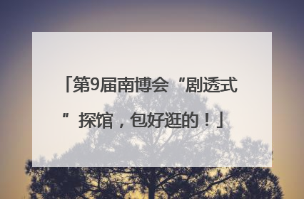 第9届南博会“剧透式”探馆，包好逛的！
