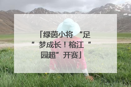 绿茵小将 “足”梦成长！榕江“园超”开赛