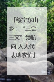 绥宁东山乡：“三会三文”领航向 人大代表助农忙