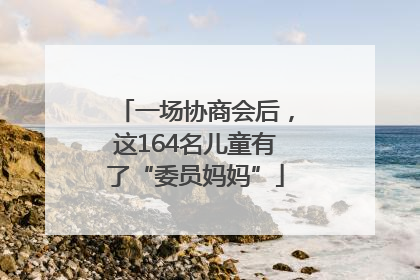 一场协商会后，这164名儿童有了“委员妈妈”