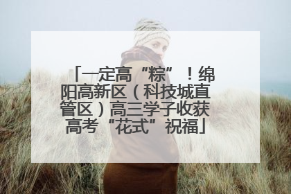 一定高“粽”！绵阳高新区（科技城直管区）高三学子收获高考“花式”祝福