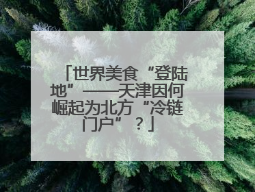 世界美食“登陆地”——天津因何崛起为北方“冷链门户”？