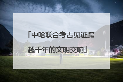 中哈联合考古见证跨越千年的文明交响