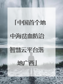 中国首个地中海贫血防治智慧云平台落地广西