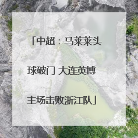 中超：马莱莱头球破门 大连英博主场击败浙江队