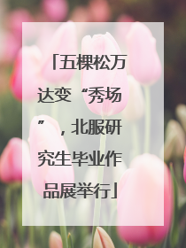 五棵松万达变“秀场”，北服研究生毕业作品展举行