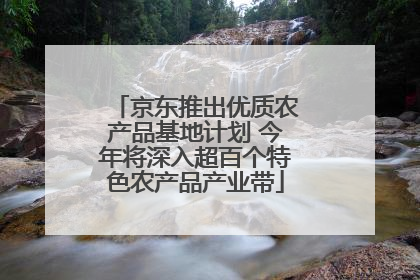 京东推出优质农产品基地计划 今年将深入超百个特色农产品产业带