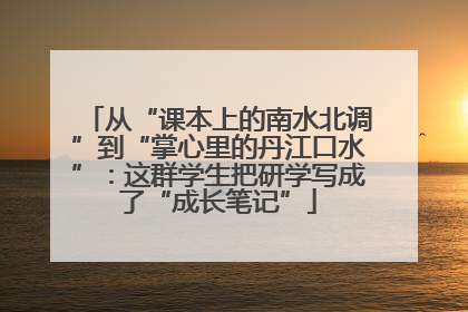 从“课本上的南水北调”到“掌心里的丹江口水”：这群学生把研学写成了“成长笔记”