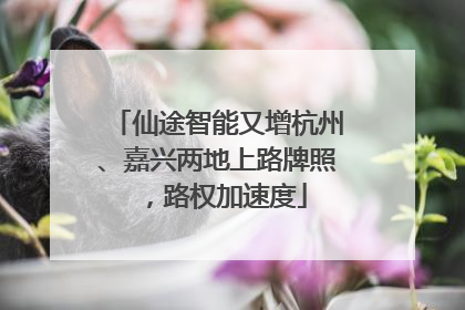 仙途智能又增杭州、嘉兴两地上路牌照，路权加速度