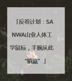 反卷计划：SANWA山业人体工学鼠标，手腕从此“躺赢”