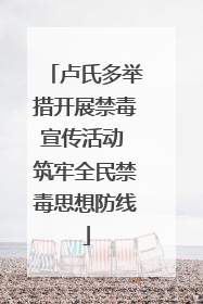 卢氏多举措开展禁毒宣传活动 筑牢全民禁毒思想防线