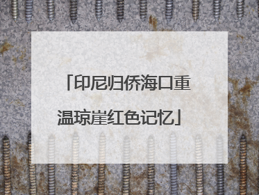 印尼归侨海口重温琼崖红色记忆