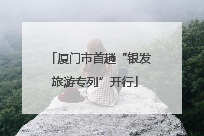 厦门市首趟“银发旅游专列”开行