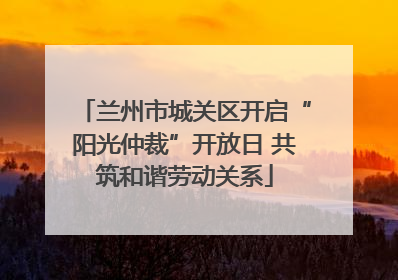 兰州市城关区开启“阳光仲裁”开放日 共筑和谐劳动关系