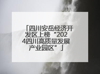 四川安岳经济开发区上榜“2024四川高质量发展产业园区”