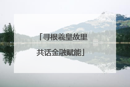 寻根羲皇故里 共话金融赋能