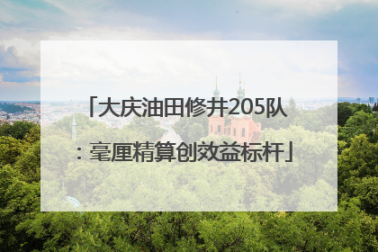 大庆油田修井205队：毫厘精算创效益标杆
