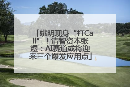 姚明现身“打Call”！清智资本张煜：AI赛道或将迎来三个爆发应用点