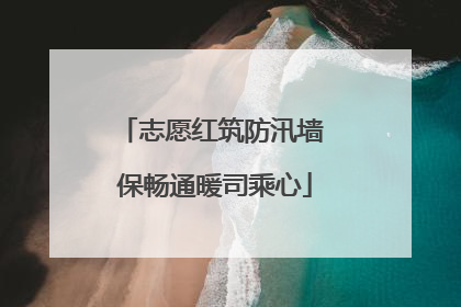 志愿红筑防汛墙 保畅通暖司乘心