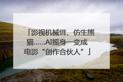 影视机械臂、仿生熊猫……AI摇身一变成电影“创作合伙人”