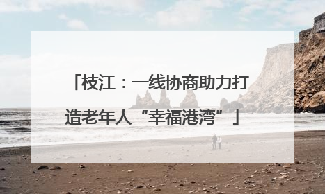 枝江：一线协商助力打造老年人“幸福港湾”