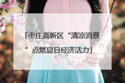 枣庄高新区“清凉消费”点燃夏日经济活力