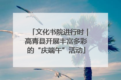 文化书院进行时｜高青县开展丰富多彩的“庆端午”活动