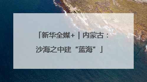 新华全媒+｜内蒙古：沙海之中建“蓝海”