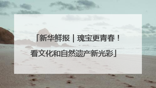 新华鲜报｜瑰宝更青春！看文化和自然遗产新光彩