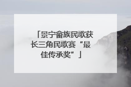 景宁畲族民歌获长三角民歌赛“最佳传承奖”