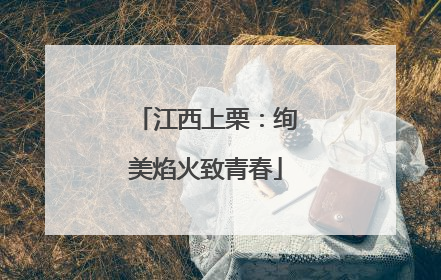江西上栗：绚美焰火致青春