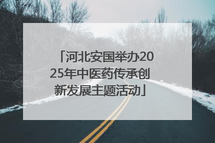 河北安国举办2025年中医药传承创新发展主题活动
