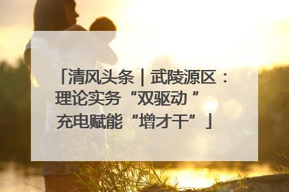 清风头条｜武陵源区：理论实务“双驱动 ” 充电赋能“增才干”