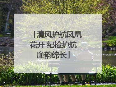 清风护航凤凰花开 纪检护航廉韵绵长