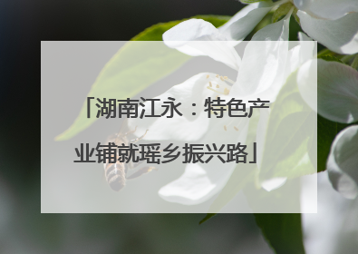 湖南江永：特色产业铺就瑶乡振兴路