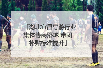 湖北宜昌导游行业集体协商落地 带团补贴标准提升
