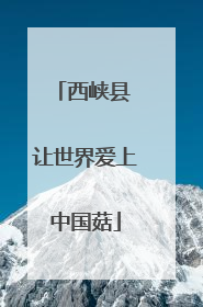 西峡县 让世界爱上中国菇