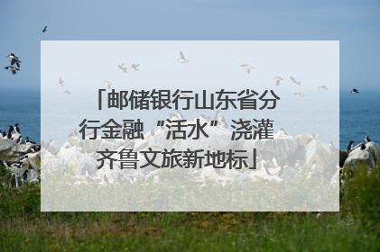 邮储银行山东省分行金融“活水”浇灌齐鲁文旅新地标