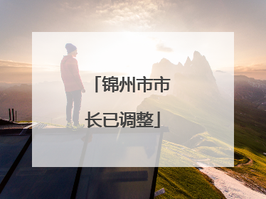 锦州市市长已调整