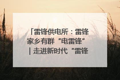 雷锋供电所：雷锋家乡有群“电雷锋”｜走进新时代“雷锋传人 长沙榜样”