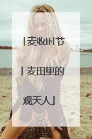 麦收时节丨麦田里的观天人