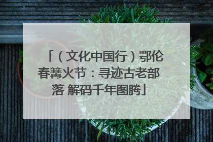 （文化中国行）鄂伦春篝火节：寻迹古老部落 解码千年图腾